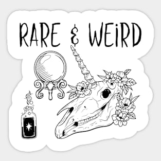 Rare & Weird Sticker